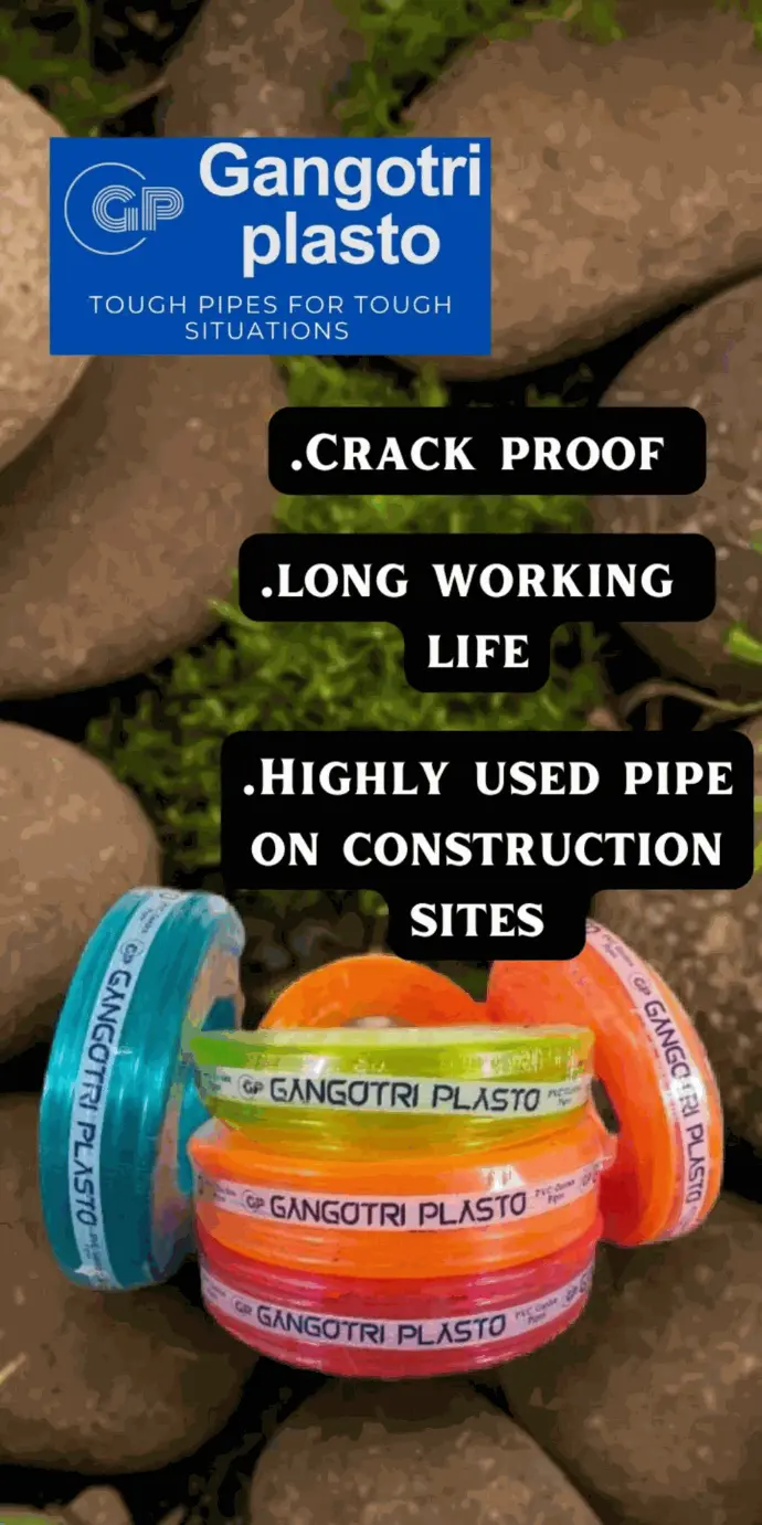 "Gangotri Plasto – Crack-Proof & Durable PVC Garden Pipes for Construction Use" 1. "Gangotri Plasto PVC Garden Pipe – Crack-Proof & Durable" 2. "Best PVC Garden Pipe for Construction Sites – Gangotri Plasto" 3. "Weather-Resistant PVC Pipe with Long Working Life – Gangotri Plasto"
